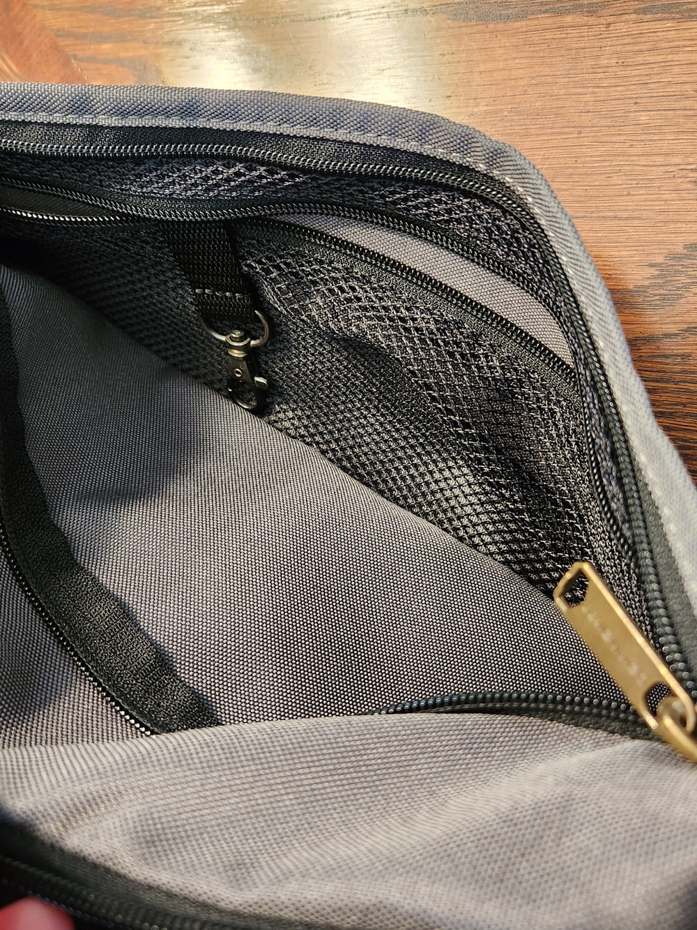 Carhartt Rain Defender Over The Shoulder Sling Bag Gray Canvas Backpack Travel - Picture 9 of 11